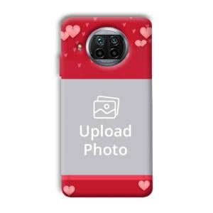 Red Pink  Customized Printed Back Cover for Xiaomi Mi 10i