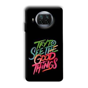 Good Things Quote Phone Customized Printed Back Cover for Xiaomi Mi 10i