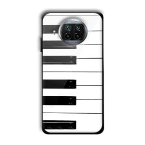 Piano Customized Printed Glass Back Cover for Xiaomi Mi 10i