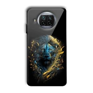 Golden Lion Customized Printed Glass Back Cover for Xiaomi Mi 10i