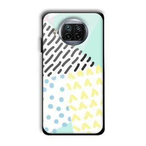 Cool Pattern Customized Printed Glass Back Cover for Xiaomi Mi 10i