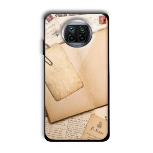 Journal Entry Customized Printed Glass Back Cover for Xiaomi Mi 10i