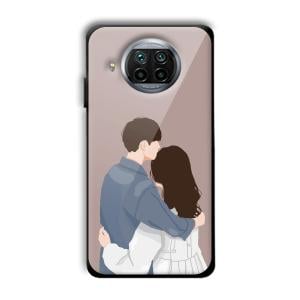 Cute Couple Customized Printed Glass Back Cover for Xiaomi Mi 10i