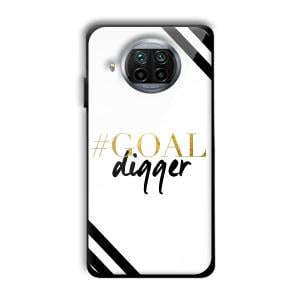 Goal Digger Customized Printed Glass Back Cover for Xiaomi Mi 10i