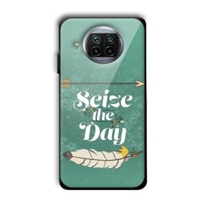 Seize the Day Customized Printed Glass Back Cover for Xiaomi Mi 10i