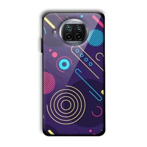 Purple Music Customized Printed Glass Back Cover for Xiaomi Mi 10i