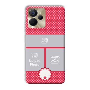 Little Hearts Customized Printed Back Cover for Realme 9i 5G