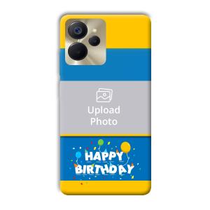 Happy Birthday Customized Printed Back Cover for Realme 9i 5G