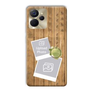 Wooden Photo Collage Customized Printed Back Cover for Realme 9i 5G
