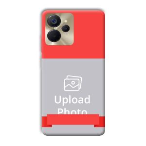 Red Design Customized Printed Back Cover for Realme 9i 5G