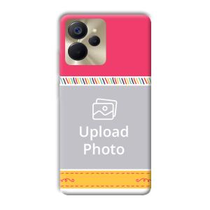 Pink Yellow Customized Printed Back Cover for Realme 9i 5G