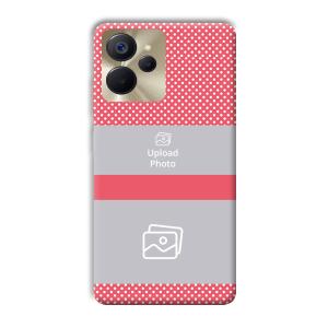 Pink Polka Customized Printed Back Cover for Realme 9i 5G