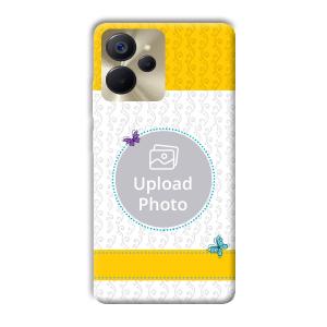 Butterflies & Yellow Customized Printed Back Cover for Realme 9i 5G