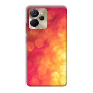 Red Orange Phone Customized Printed Back Cover for Realme 9i 5G