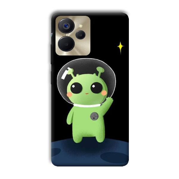 Alien Character Phone Customized Printed Back Cover for Realme 9i 5G
