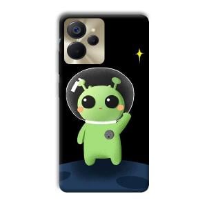 Alien Character Phone Customized Printed Back Cover for Realme 9i 5G
