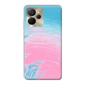 Pink Water Phone Customized Printed Back Cover for Realme 9i 5G