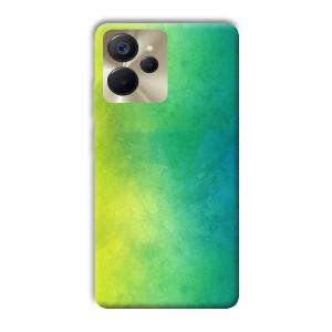 Green Pattern Phone Customized Printed Back Cover for Realme 9i 5G