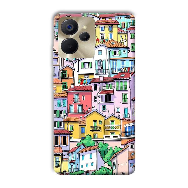 Colorful Alley Phone Customized Printed Back Cover for Realme 9i 5G