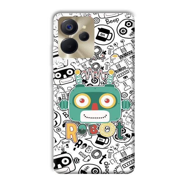 Animated Robot Phone Customized Printed Back Cover for Realme 9i 5G