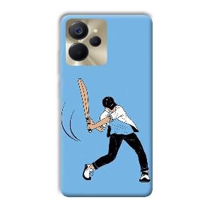 Cricketer Phone Customized Printed Back Cover for Realme 9i 5G
