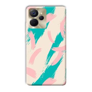 Pinkish Blue Phone Customized Printed Back Cover for Realme 9i 5G