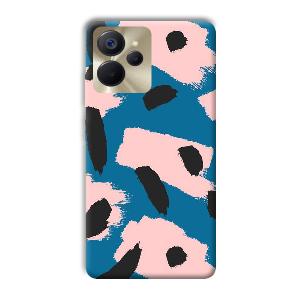 Black Dots Pattern Phone Customized Printed Back Cover for Realme 9i 5G
