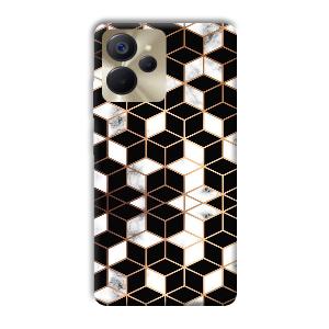 Black Cubes Phone Customized Printed Back Cover for Realme 9i 5G