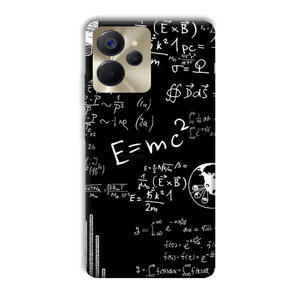 E is Equal To MC2 Phone Customized Printed Back Cover for Realme 9i 5G