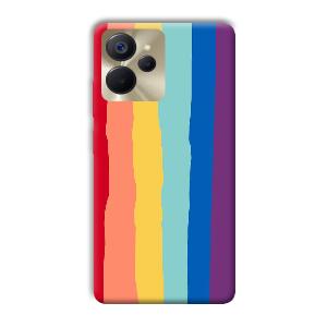 Vertical Paint Phone Customized Printed Back Cover for Realme 9i 5G