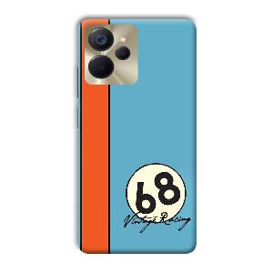 Vintage Racing Phone Customized Printed Back Cover for Realme 9i 5G
