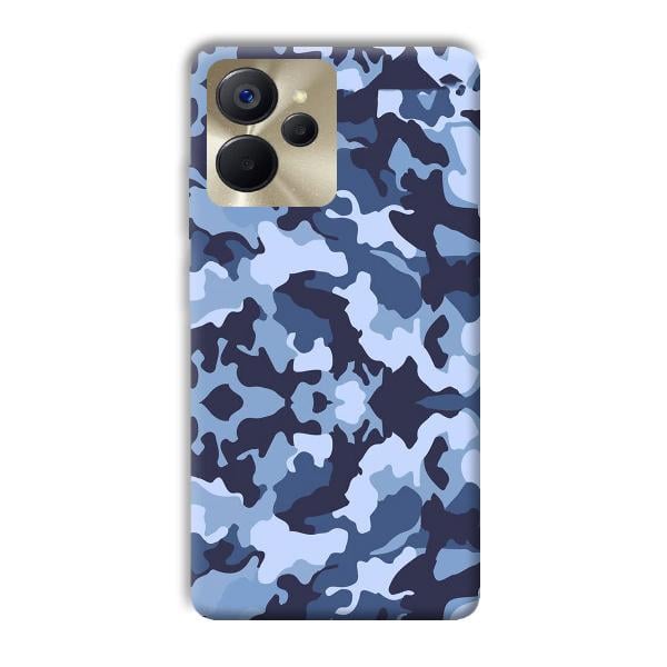 Blue Patterns Phone Customized Printed Back Cover for Realme 9i 5G