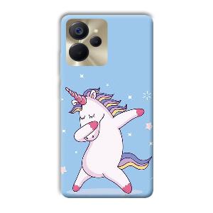 Unicorn Dab Phone Customized Printed Back Cover for Realme 9i 5G