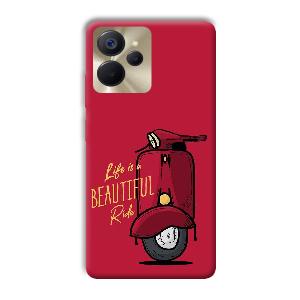 Life is Beautiful  Phone Customized Printed Back Cover for Realme 9i 5G