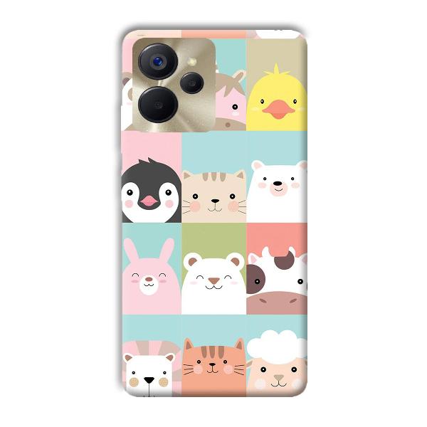Kittens Phone Customized Printed Back Cover for Realme 9i 5G