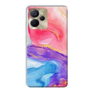 Water Colors Phone Customized Printed Back Cover for Realme 9i 5G