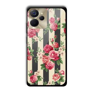 Wall of Flowers Customized Printed Glass Back Cover for Realme 9i 5G