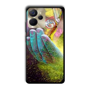 Festival of Colors Customized Printed Glass Back Cover for Realme 9i 5G