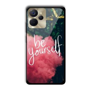 Be Yourself Customized Printed Glass Back Cover for Realme 9i 5G