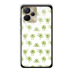Green Eyes Customized Printed Glass Back Cover for Realme 9i 5G