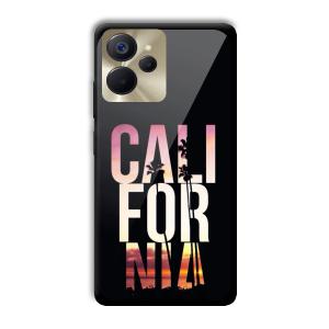 California Customized Printed Glass Back Cover for Realme 9i 5G