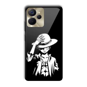Cool Dude Customized Printed Glass Back Cover for Realme 9i 5G