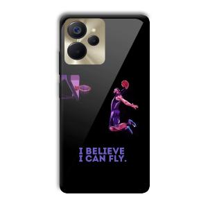 I Believe Customized Printed Glass Back Cover for Realme 9i 5G