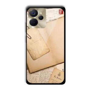 Journal Entry Customized Printed Glass Back Cover for Realme 9i 5G