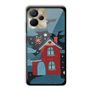 Red House Customized Printed Glass Back Cover for Realme 9i 5G