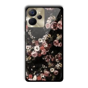 Flowers Customized Printed Glass Back Cover for Realme 9i 5G