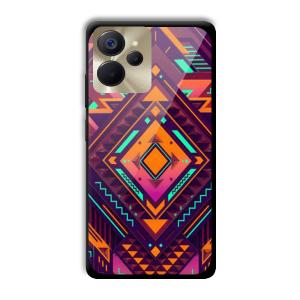 Purple Prism Customized Printed Glass Back Cover for Realme 9i 5G