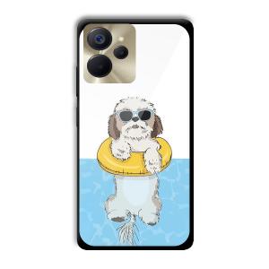 Cool Dog Customized Printed Glass Back Cover for Realme 9i 5G