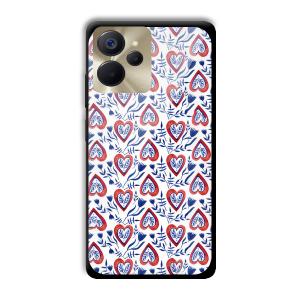 Little Spades Customized Printed Glass Back Cover for Realme 9i 5G