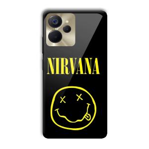 Nirvana Emoji Customized Printed Glass Back Cover for Realme 9i 5G